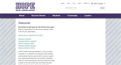 Desktop Screenshot of hopeonline.org